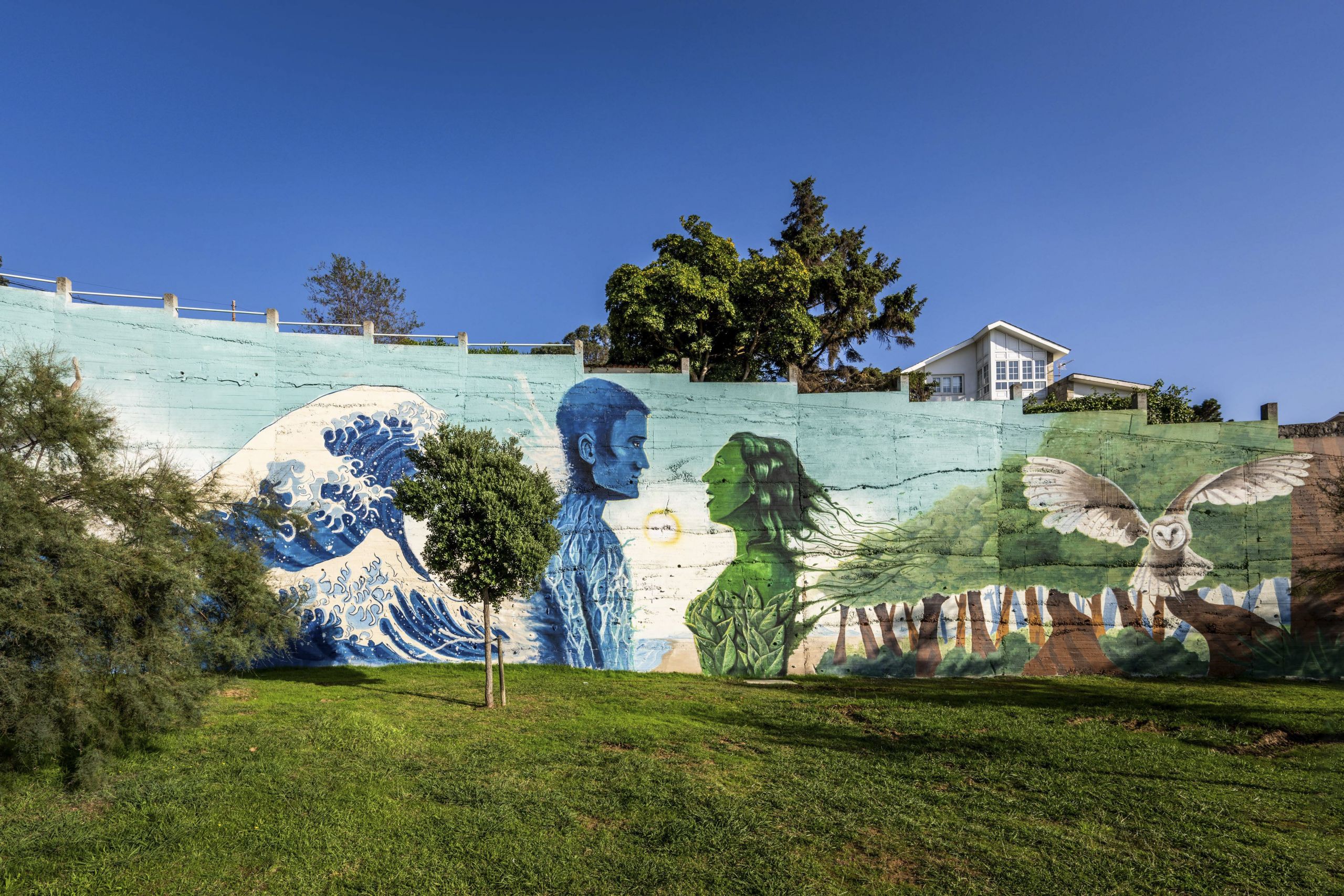 Así lucen los tres nuevos murales en Oleiros A Coruña que decoran sus