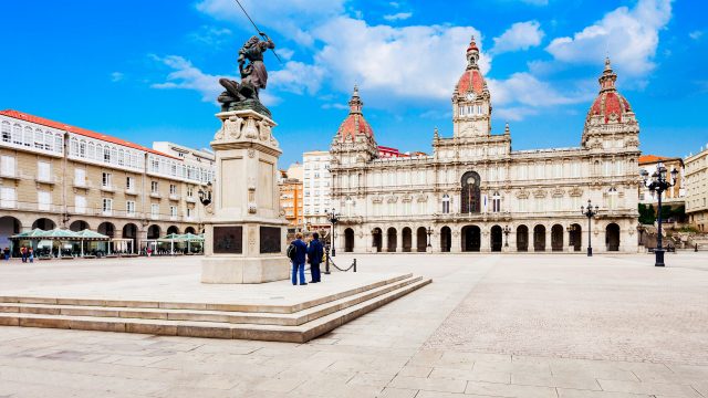 Resultado de imagen de plaza de maria pita coruña