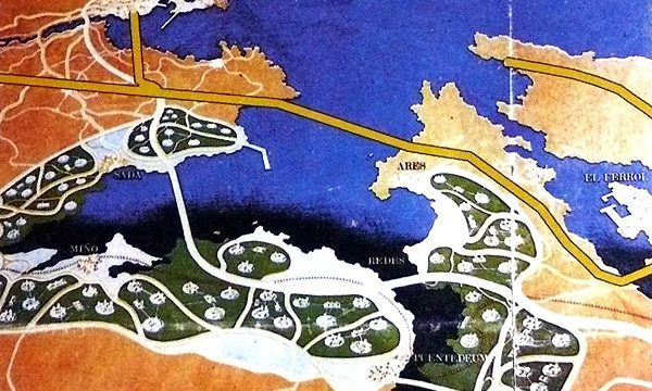 La Ciudad de las Rías concebida en 1968.
