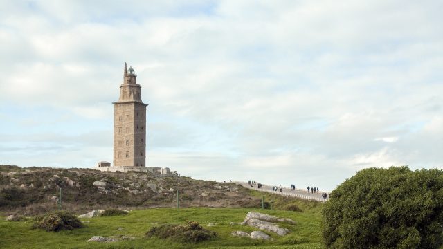 La Torre de Hércules de A Coruña.