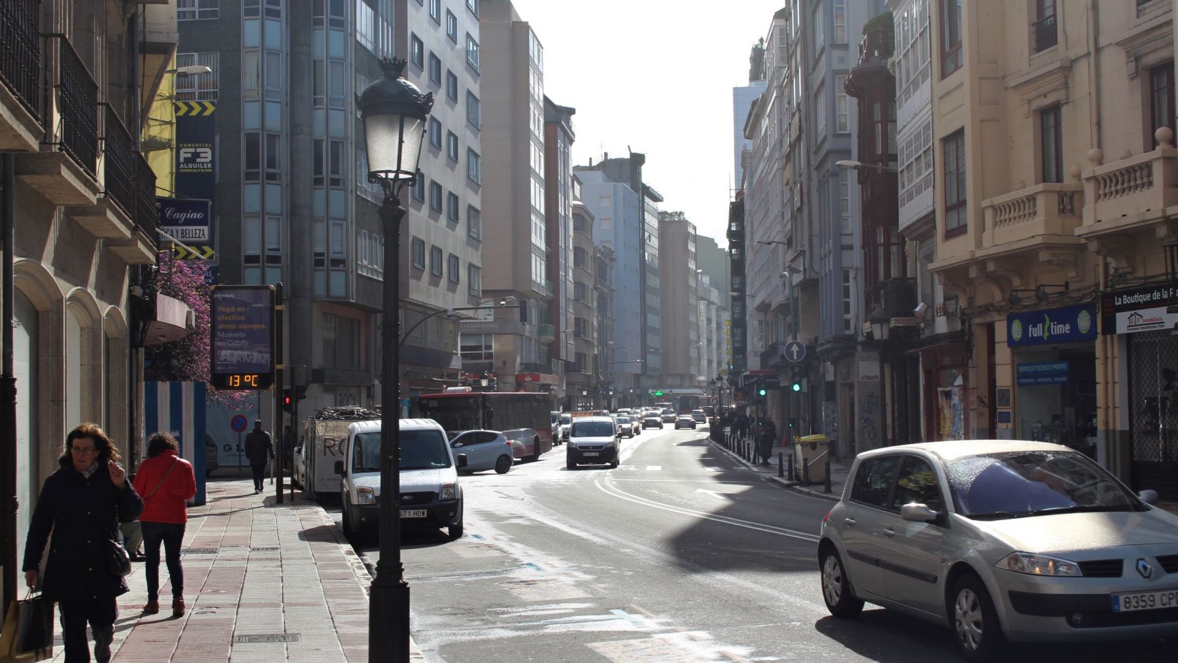 La calle de San Andrés, en A Coruña.