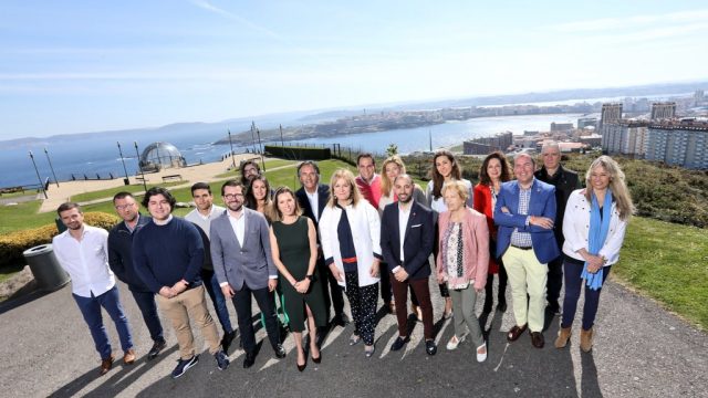 Presentación de la lista de Ciudadanos en A Coruña