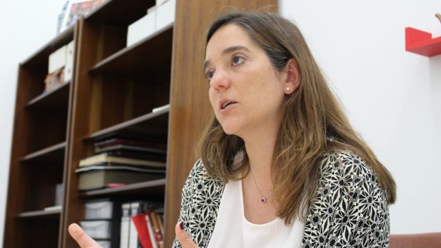 Inés Rey, candidata del Partido Socialista