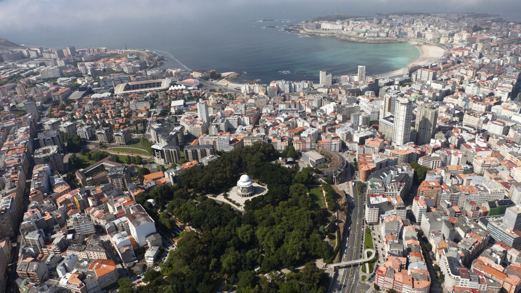 Cuál es el centro de A Coruña es un debate común entre coruñeses