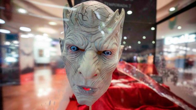 Máscara de El Rey de La Noche de 'Juegos de Tronos' que se expondrá en la muestra 'Juego de Tronos. El Reto'
