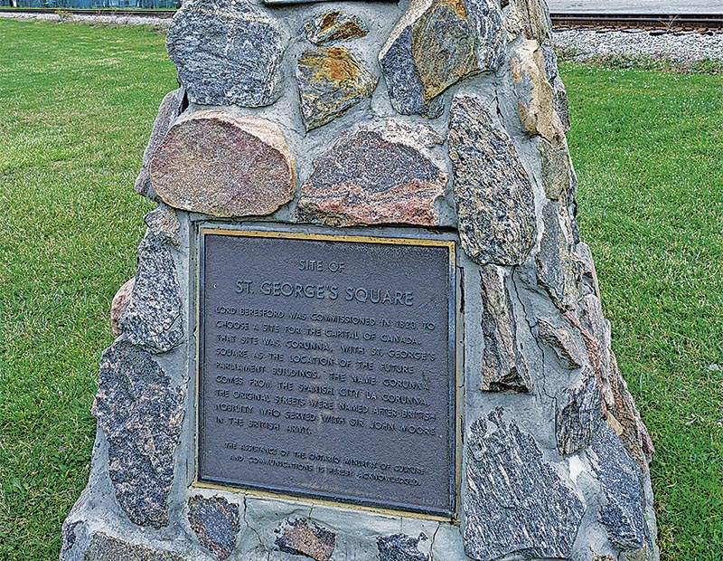 La Corunna de Canadá que fundó un veterano de la batalla de Elviña