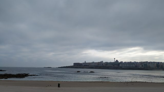 Playa de Riazor.