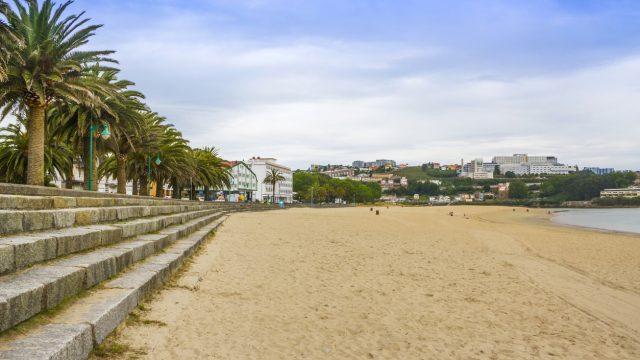Playa de Santa Cristina en Oleiros