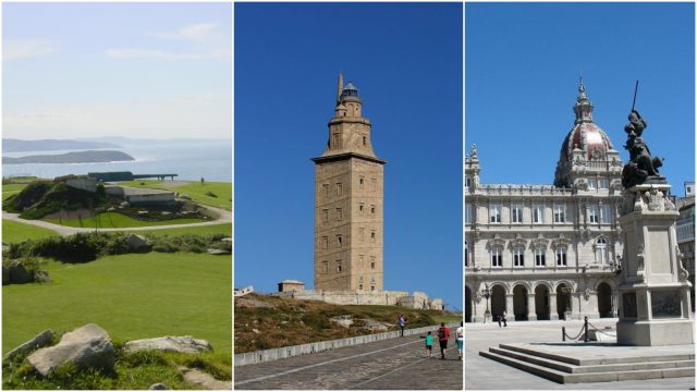 Algunos de los lugares más fotografiados de A Coruña