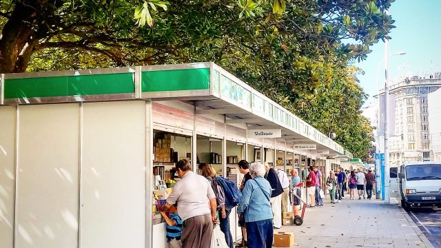 Feria del Libro Antiguo de A Coruña.