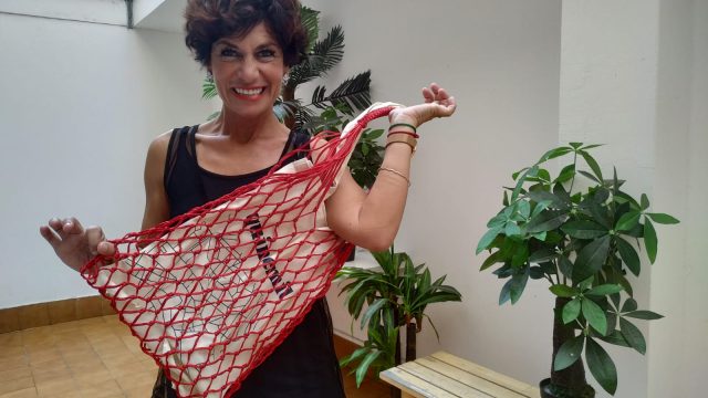 Gema Neira, promotora de las bolsas de red Cholita Corme (A.N.)