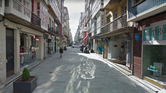 El acusado y la víctima residían en la calle Real de Ferrol