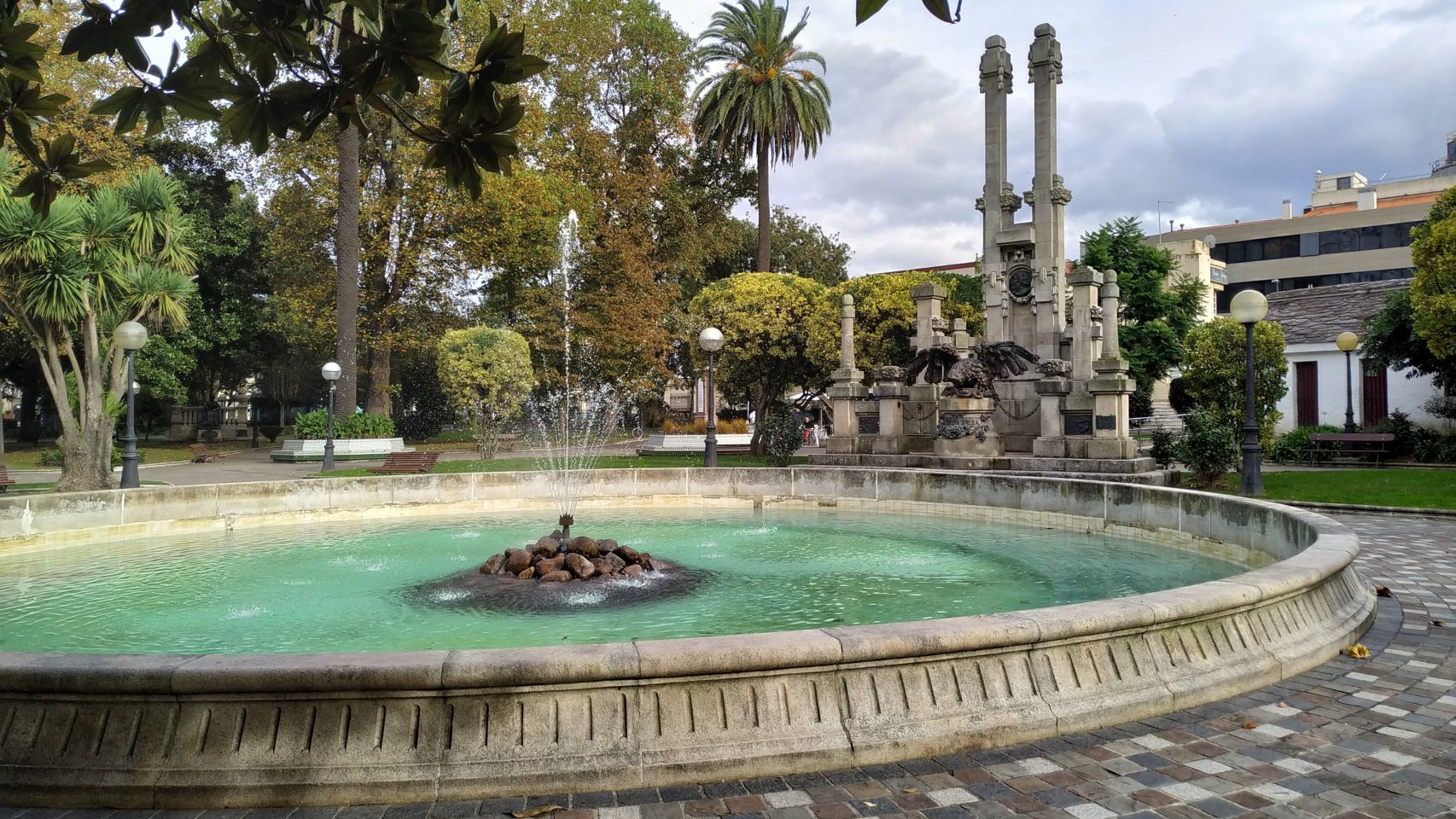 Los jardines de Méndez Núñez. 