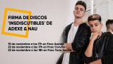 Firma de discos de ADEXE & NAU en Fnac Coruña