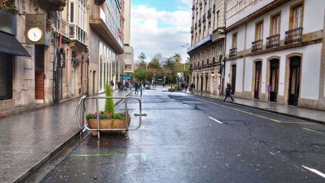 La calle Compostela en una imagen de archivo