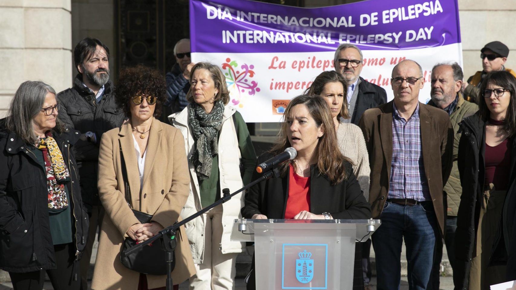 La alcaldsa, Inés Rey, participa en un acto con motivo del Día Internacional de la Epilepsia 