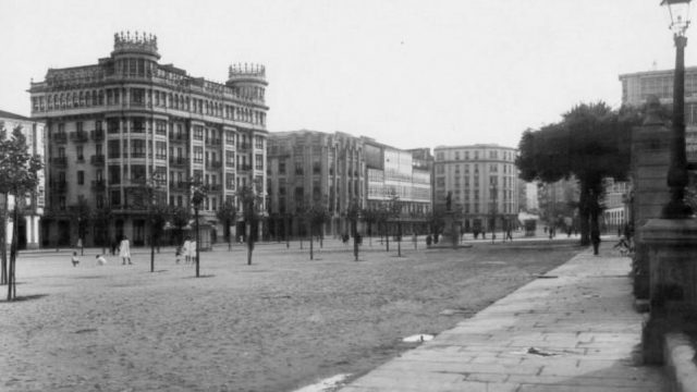 La plaza de Pontevedra hace años.