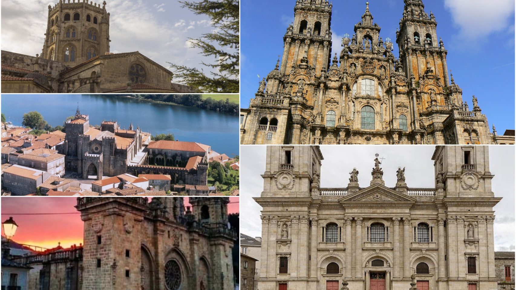 Las cinco catedrales gallegas