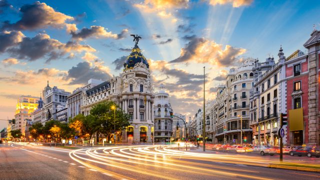 Imagen de la Gran Vía de Madrid
