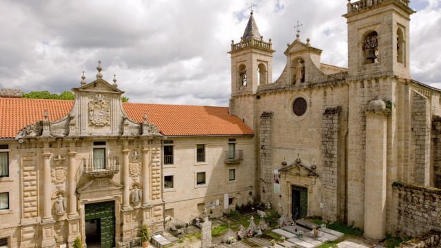Imagen del Monasterio de Santo Estevo de Ribas de Sil en la Ribeira Sacra