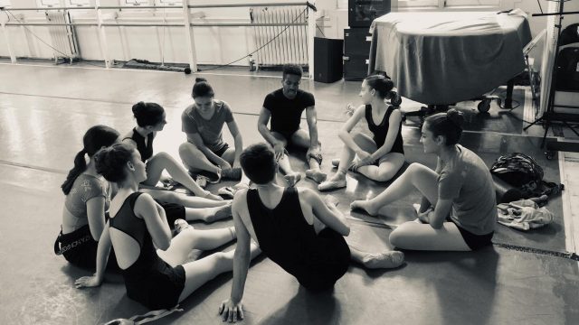 Imagen de una de las clases del Conservatorio de Danza Profesional de la Diputación de A Coruña
