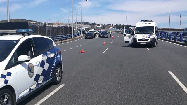 Control la Policía Local en las carreteras durante durante el estado de alarma