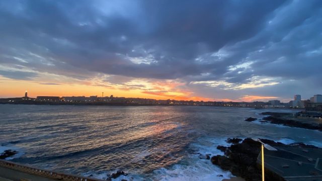 El Cielo Se Tine De Rojo Imagenes Del Espectacular Amanecer En A