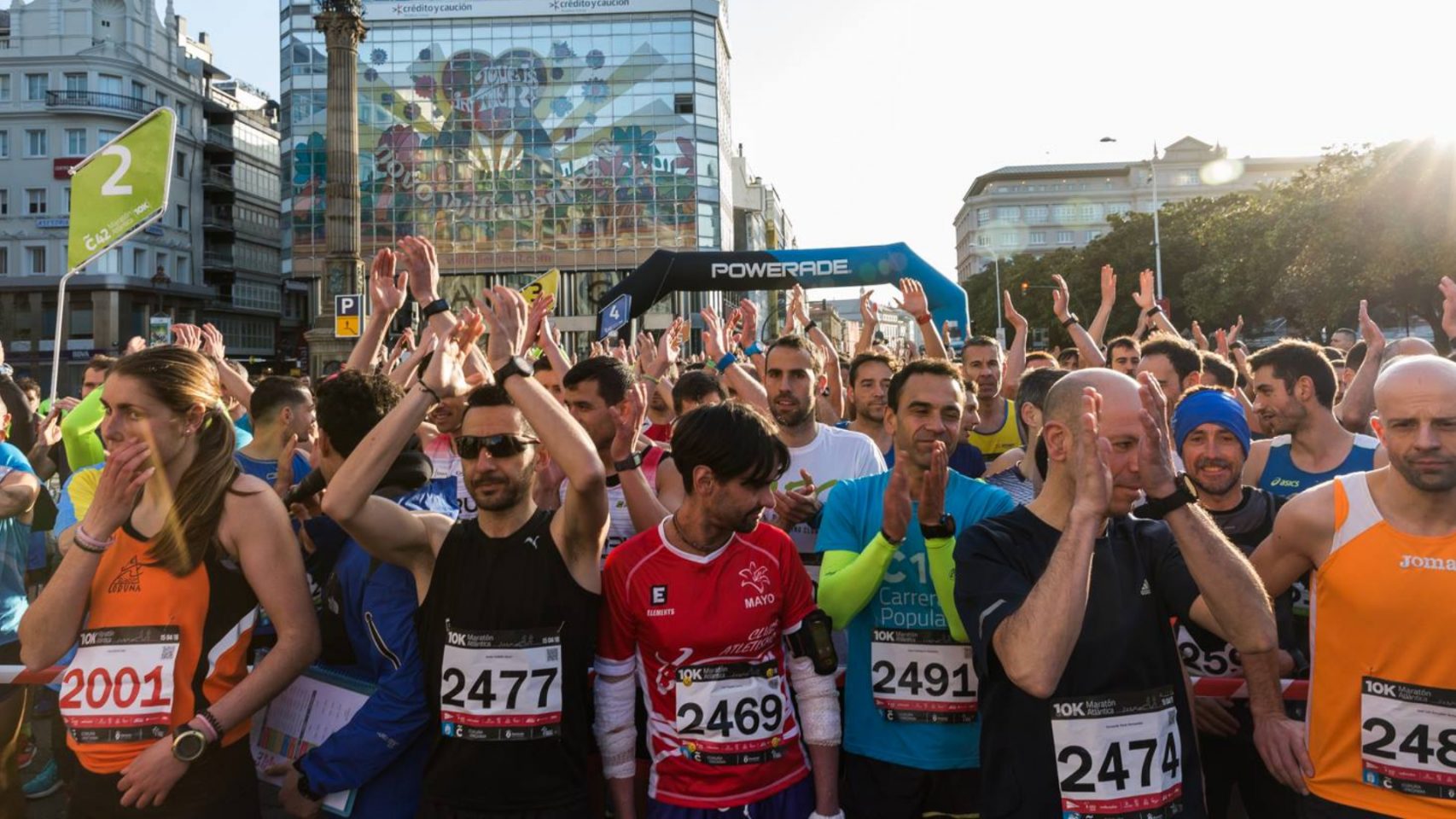 Imagen de la maratón de A Coruña del 2018. 