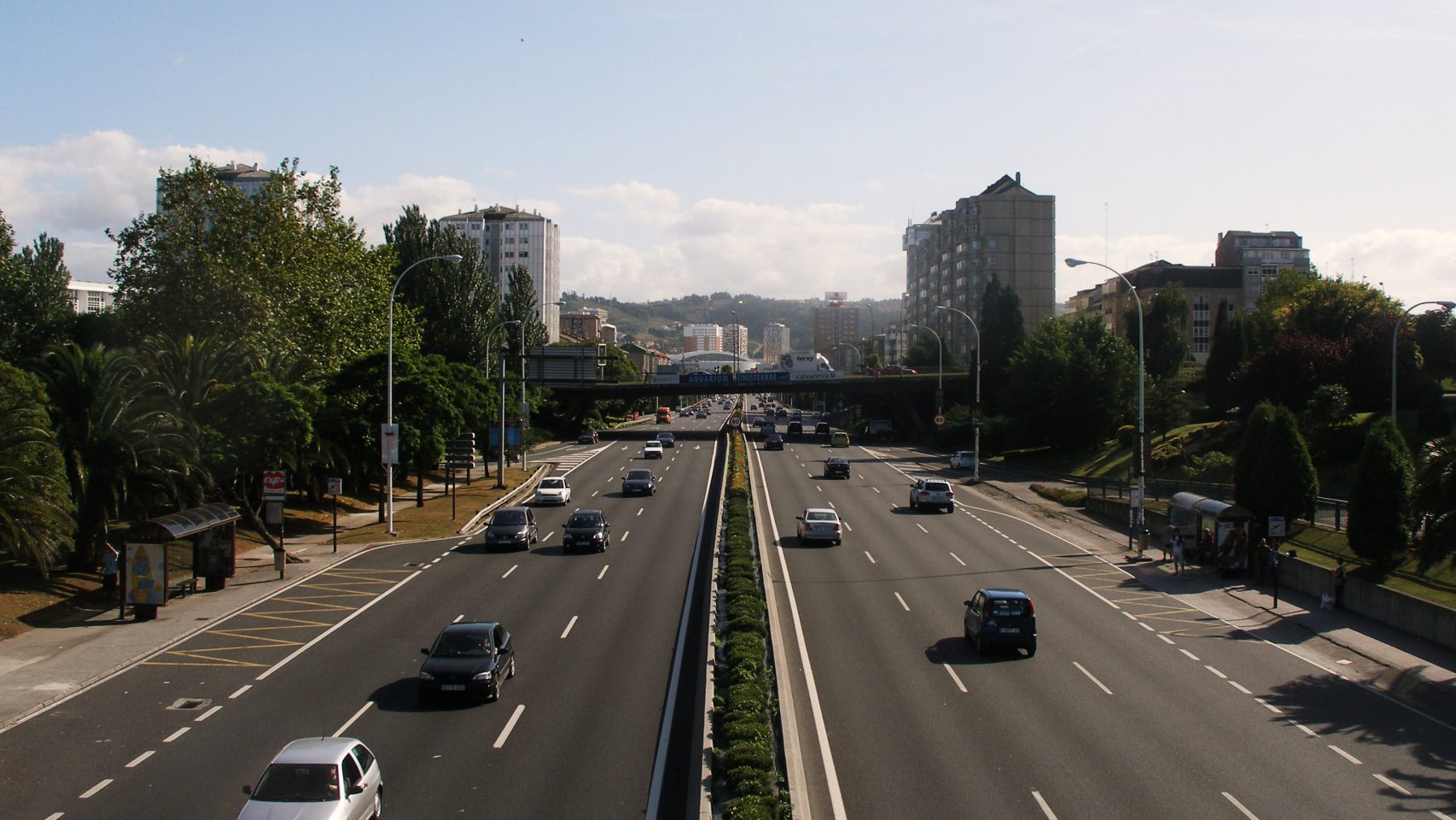 La avenida de Alfonso Molina, en A Coruña.