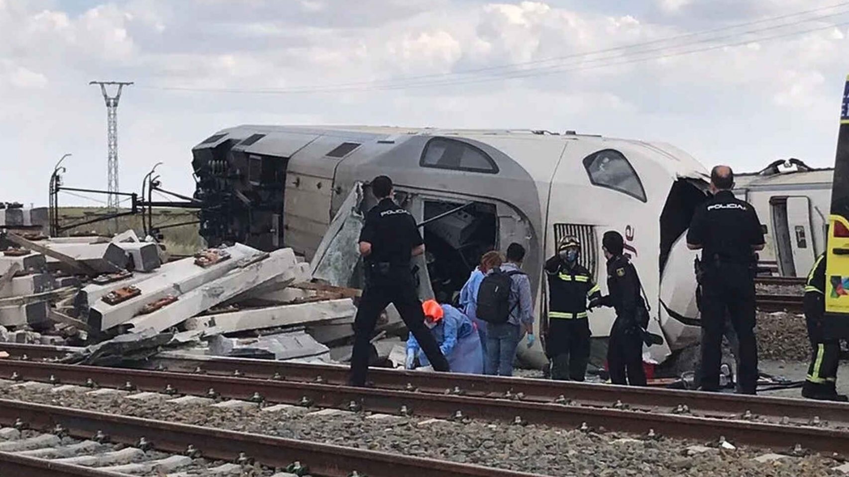 Accidente de tren a la altura de Zamora 