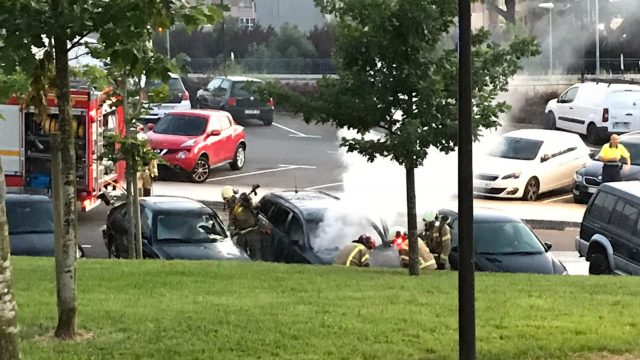 Explosión de un coche en Eirís