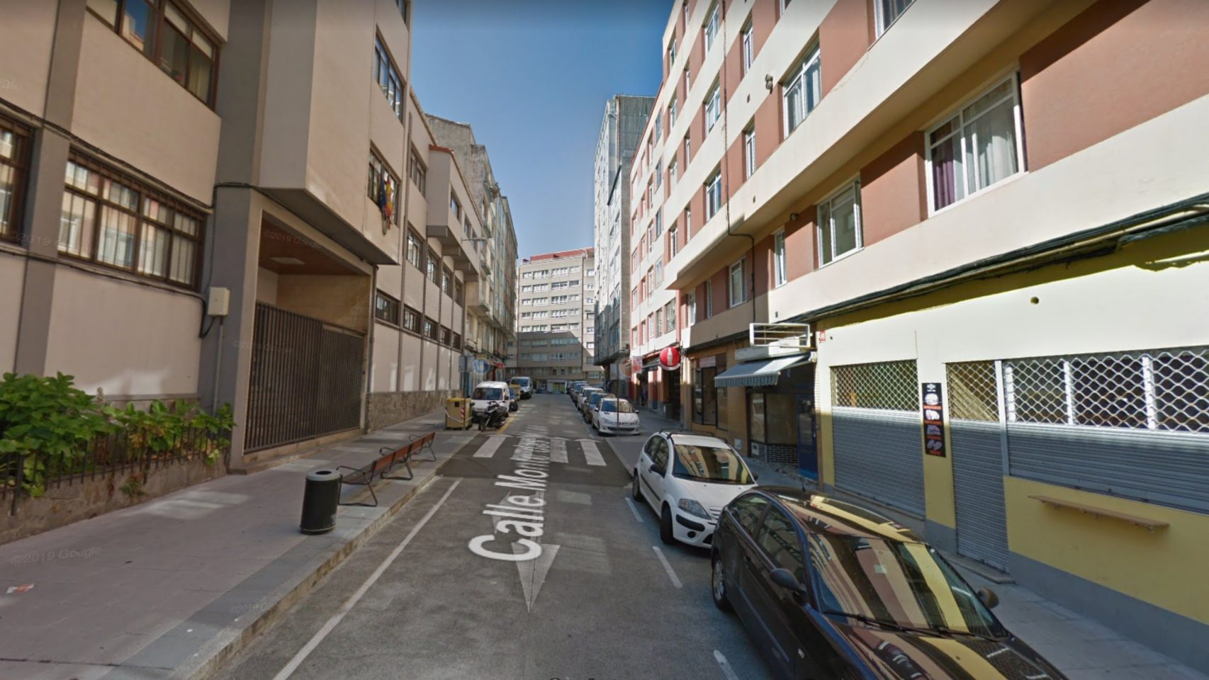 Calle Monte das Moas, en A Coruña 