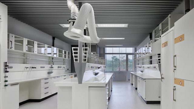 Interior del Centro de Investigacións Científicas Avanzadas