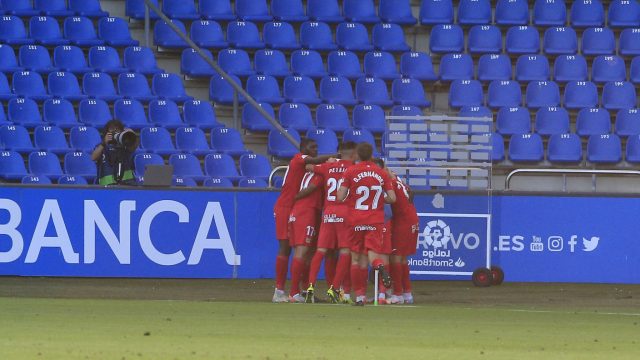 El Fuenlabrada, en Riazor.