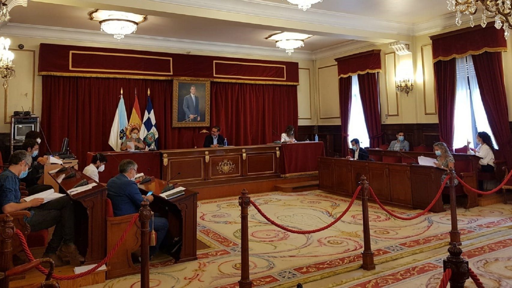 Pleno del Concello de Ferrol.
