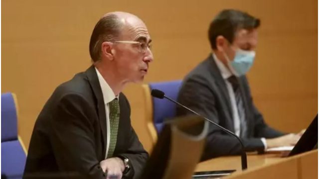 El conselleiro de Sanidade, Vázquez Almuiña.