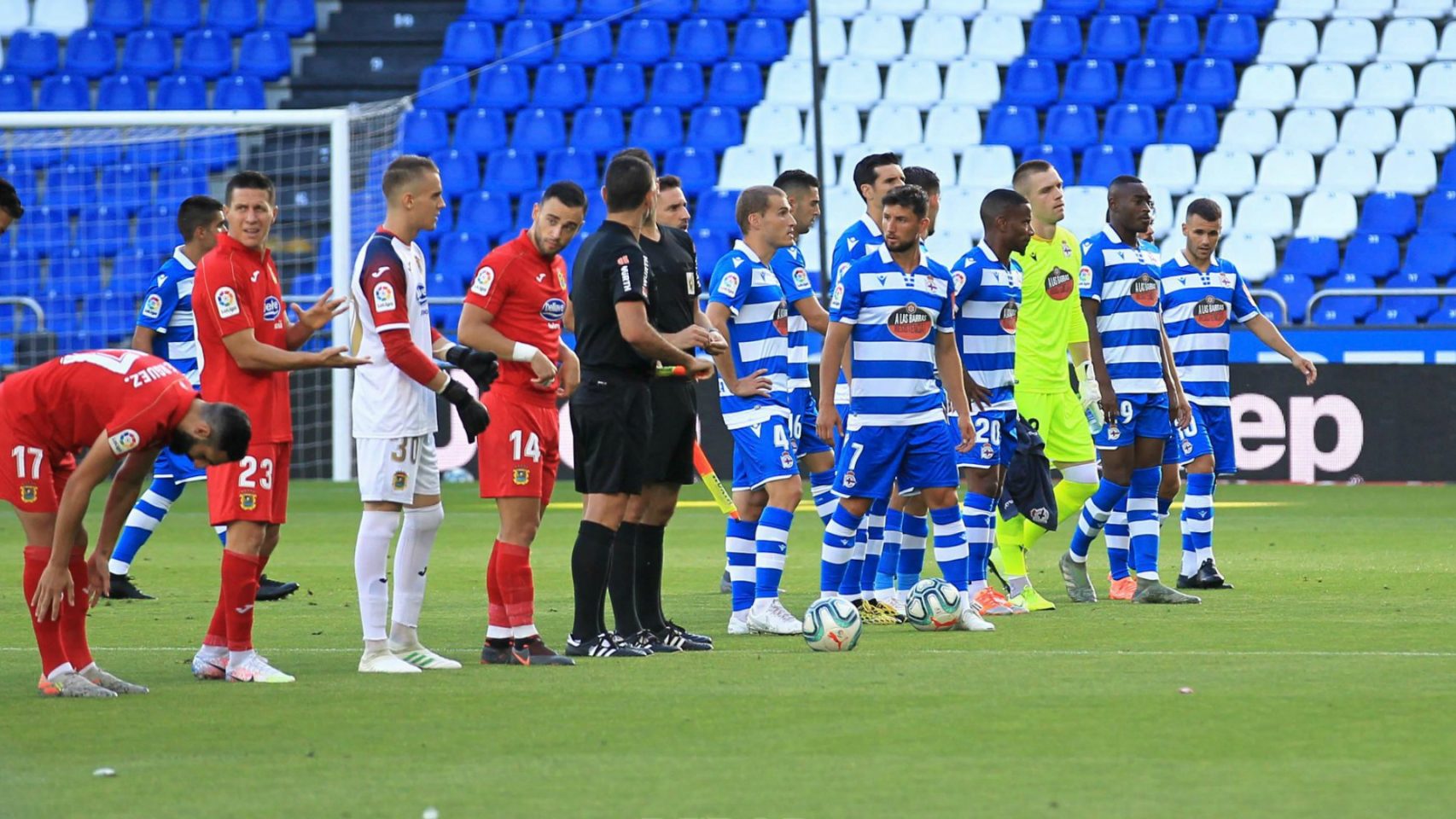 El último partido del Dépor en Segunda División contra el Fuenlabrada.