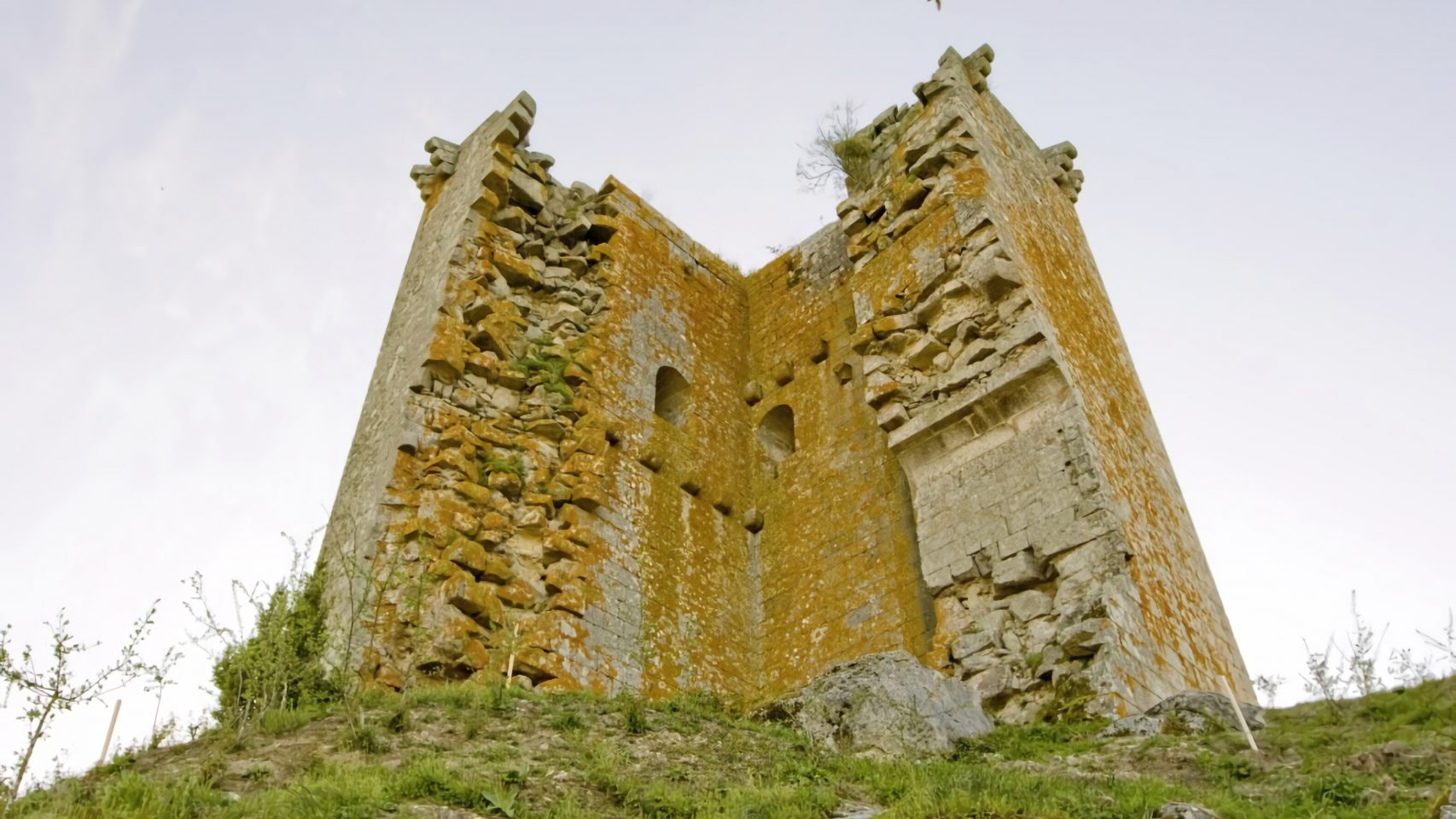 Castillo de Sandiás, en Xinzo de Limia (Ourense)