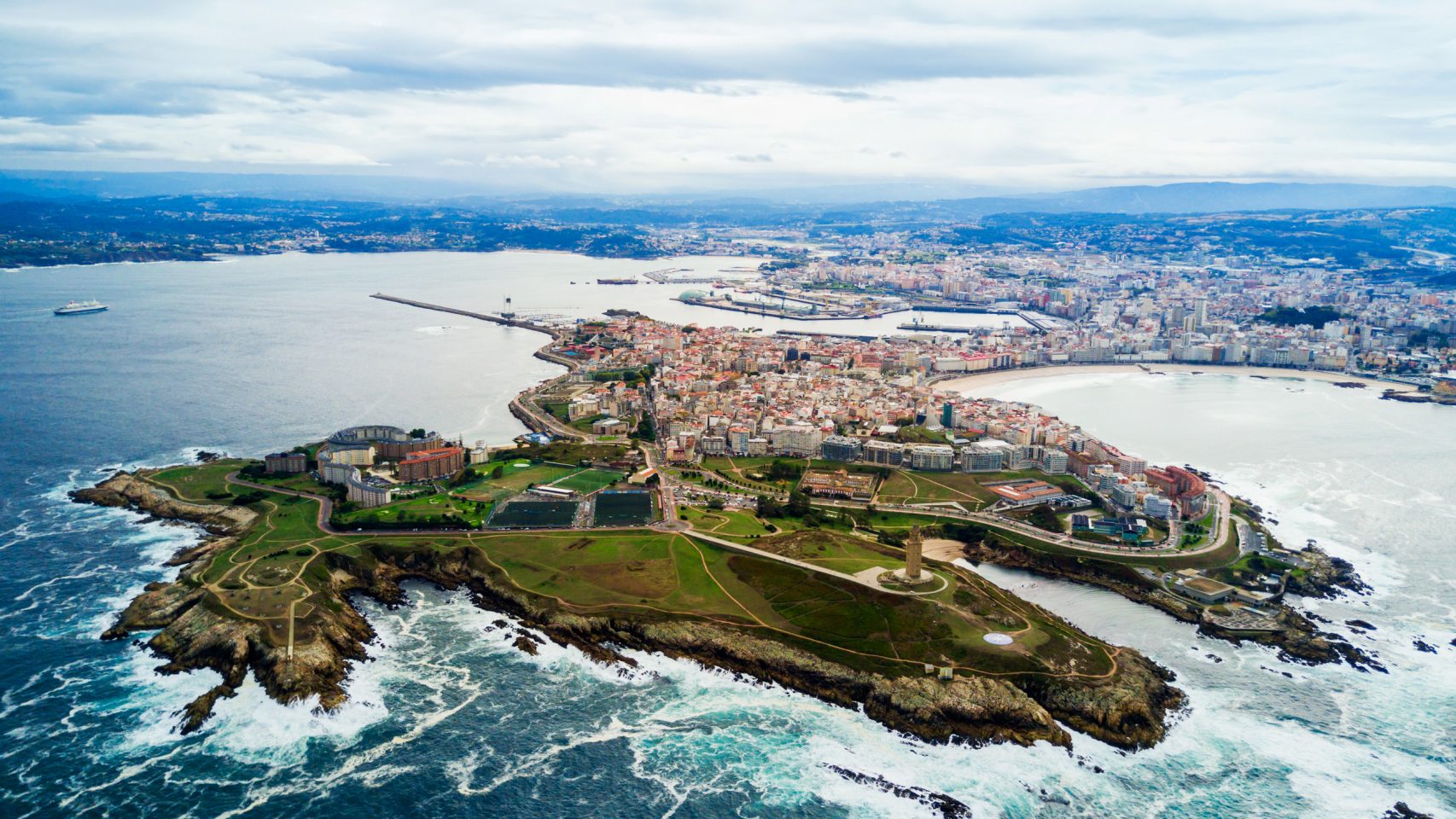 Panorámica de A Coruña.