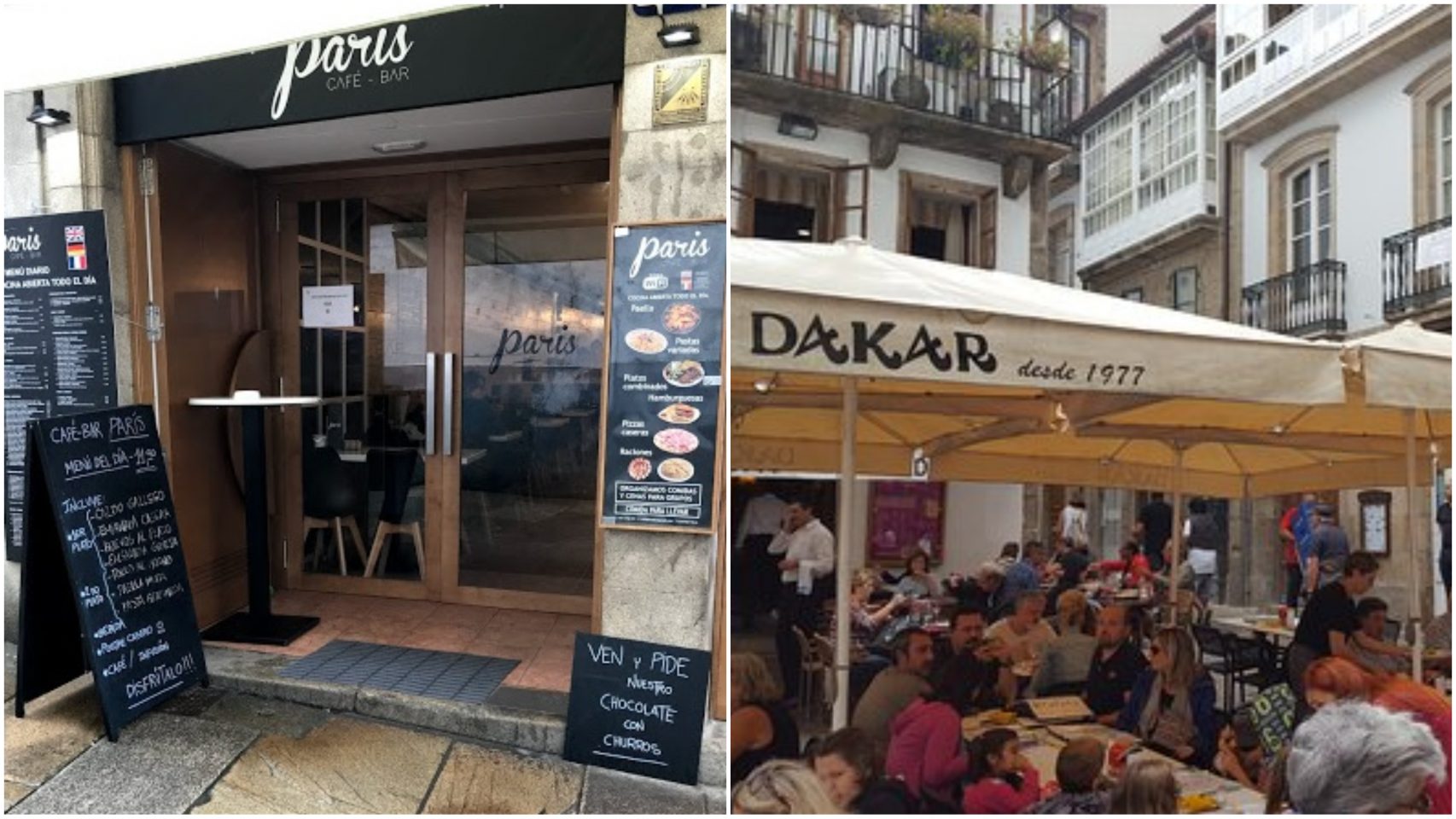Los bares París y Dakar, origen y destino de la famosa ruta.