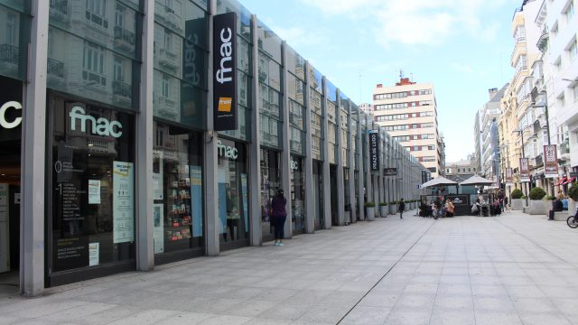La plaza de Lugo, en A Coruña.