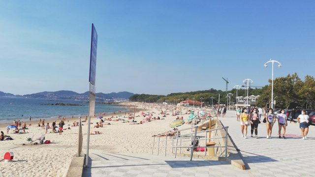 Playa de Samil (Vigo).