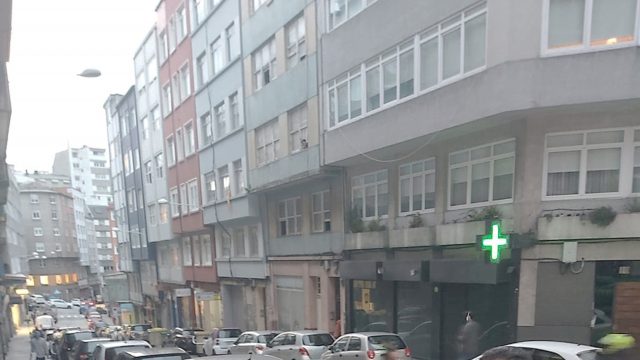 Barrio de A Falperra e A Coruña