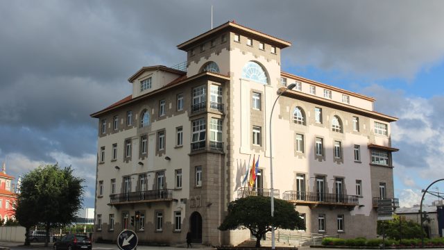 El edificio de la delegación del Gobierno en A Coruña.