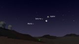 Observación Astronómica de la Luna, Júpiter y Saturno