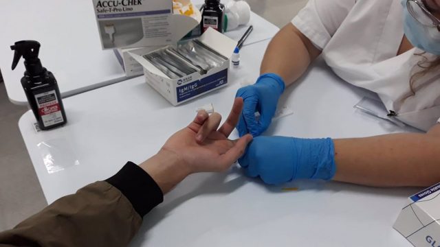 Test serológico.