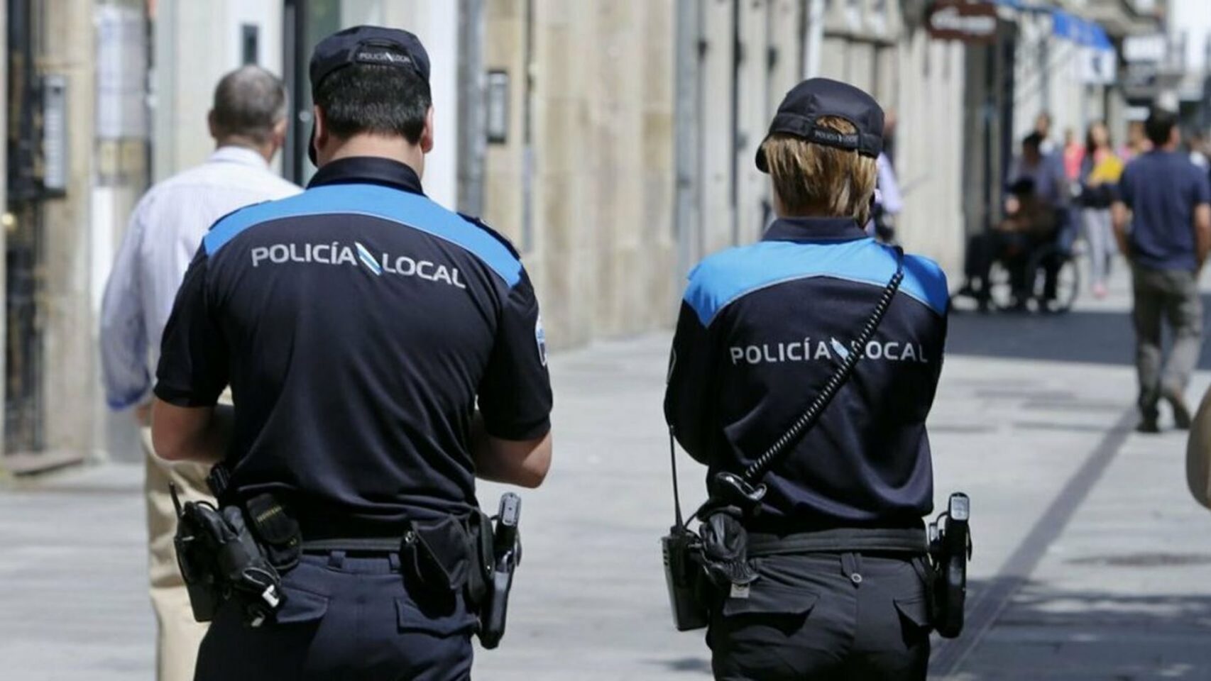 Agentes de la Policía Local de Vigo. 