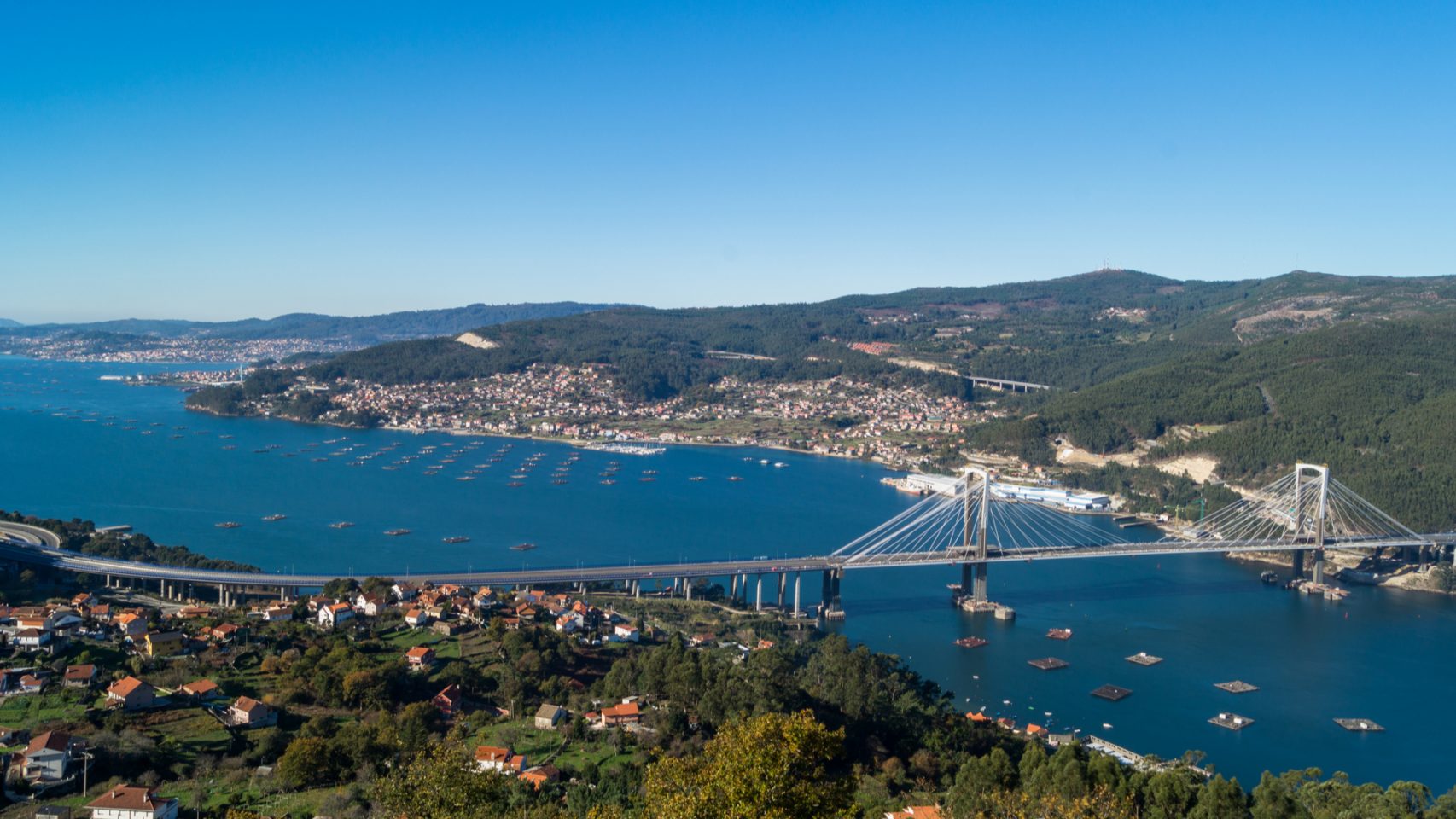 Vistas de Vigo desde la Senda da Auga.
