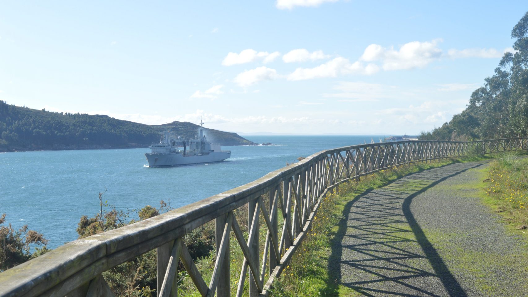 Sendero de los Castillos, en Ferrol