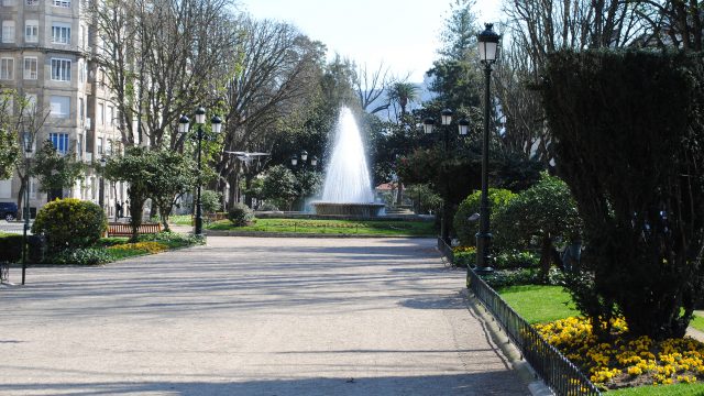 Plaza de Compostela, en Vigo
